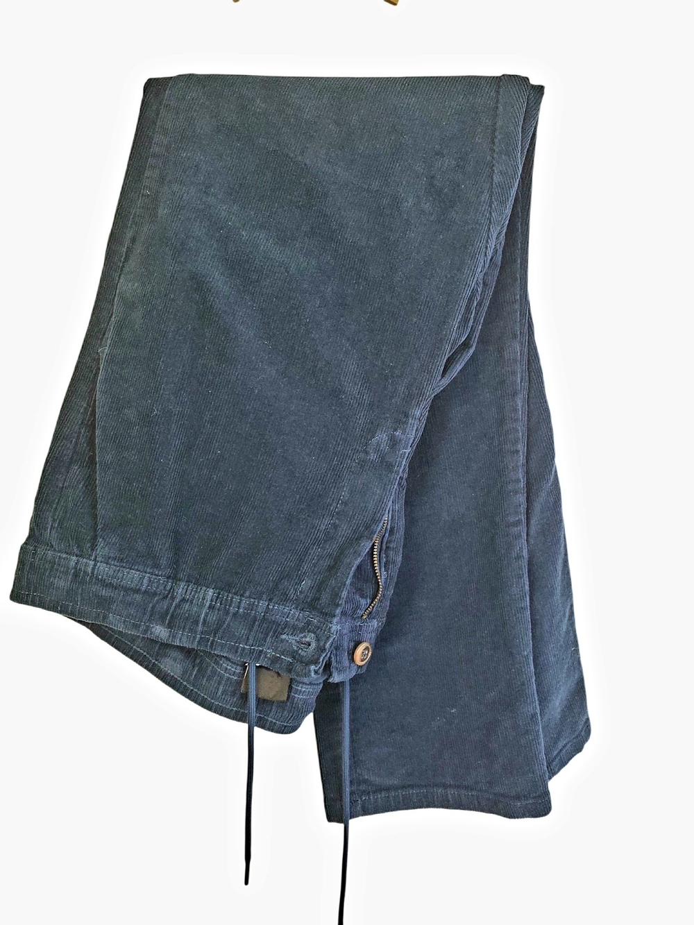 Livergy Men's Navy Blue Corduroy Pants - Size Large (LG). #382